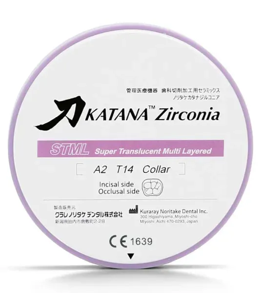 Zircone Katana STML - Kuraray Noritake