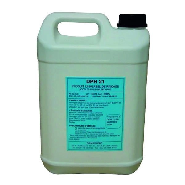 DPH21 - Solution liquide de rinçage - Bidon de 5L - Gamasonic